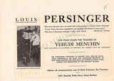 Persinger, Louis - Autograph Music Quote Signed 1931