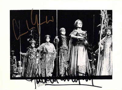 Leoni, Luciano - Blake, Rockwell - Dupuy, Martine - Triple Signed Photograph in Semiramidemide