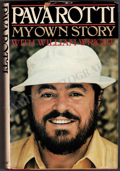 Pavarotti, Luciano - Signed Book "My Own Story"