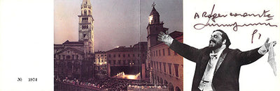 Pavarotti, Luciano - Signed Program Teatro Communale, Modena 1985