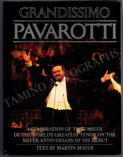 Pavarotti, Luciano - Signed Book "Grandissimo Pavarotti"