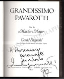 Pavarotti, Luciano - Signed Book "Grandissimo Pavarotti"