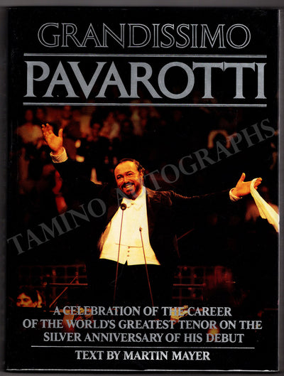 Pavarotti, Luciano - Signed Book "Grandissimo Pavarotti"