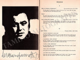 Pavarotti, Luciano - Signed Program New York 1973