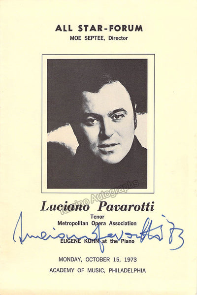 Luciano Pavarotti (1973)