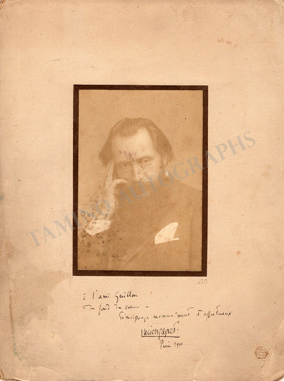 Capet, Lucien - Signed Photograph 1911