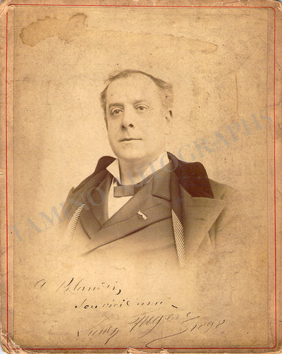 Fugere, Lucien - Signed Cabinet Photo 1898