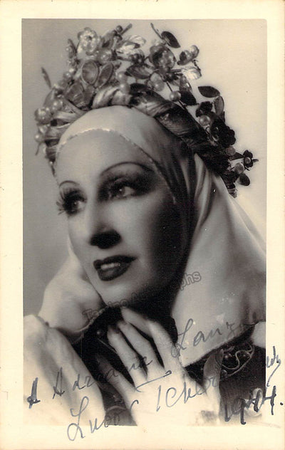 Tcherina, Ludmila - Signed Photograph 1944