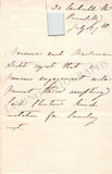 Arditi, Luigi - Autograph Note