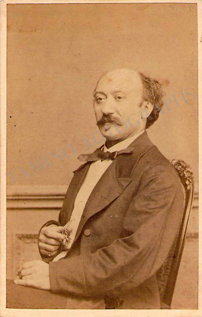 Arditi, Luigi - Signed CDV  Photo 1864