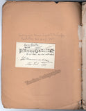 Mancinelli, Luigi - Signed Card on Score "Ero e Leandro" 1901