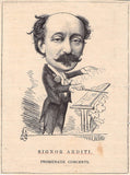Arditi, Luigi - Autograph Note