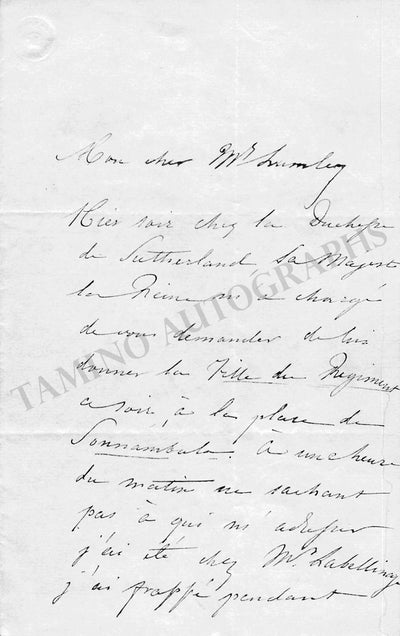 Autograph Letter Signed (II)
