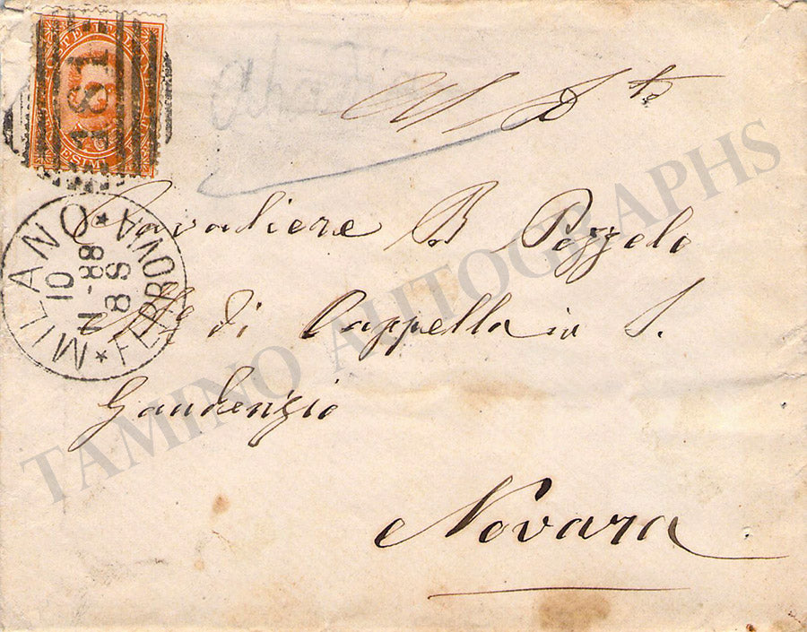 Luigia Abbadia Autograph Letter Signed 1888 Tamino