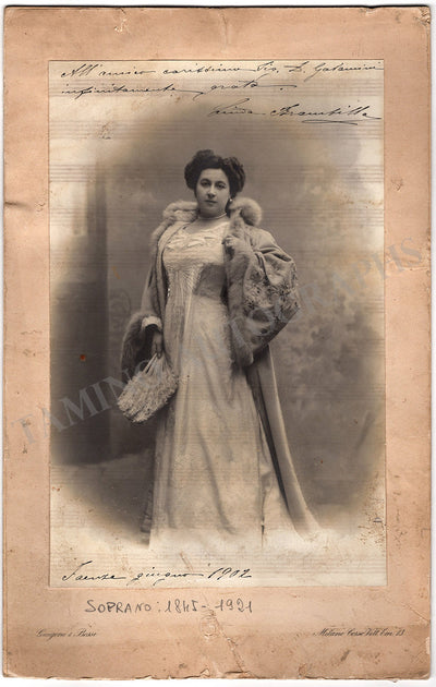 Brambilla, Luisa - Signed Photograph 1902
