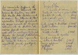 De Freitas, Luiz - Autograph Document