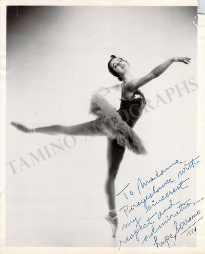 Serrano, Lupe - Signed Photograph 1954