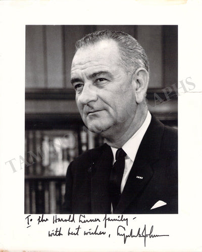 Johnson, Lyndon B. - Signed Photograph