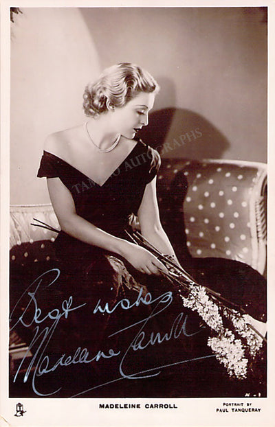 Carroll, Madeleine - Signed Photograph
