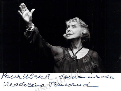 Renaud, Madeleine - Signed Photograph