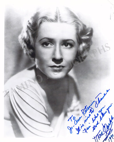 Clarke, Mae - Signed Photograph 1991