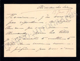 Godard, Magdeleine - Set of 4 Autograph Notes Signed 1899