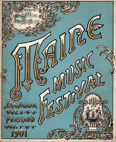 Maine Music Festival - Set of 3 Programs (1901, 1918, 1926)