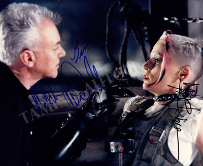 McDowell, Malcolm - Petty, Lory - Signed Photograph in "Tank Girl"