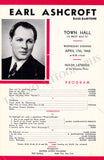 Male Singers - Collection of 90+ Playbills, Brochures & Programs