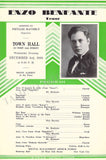 Male Singers - Collection of 90+ Playbills, Brochures & Programs