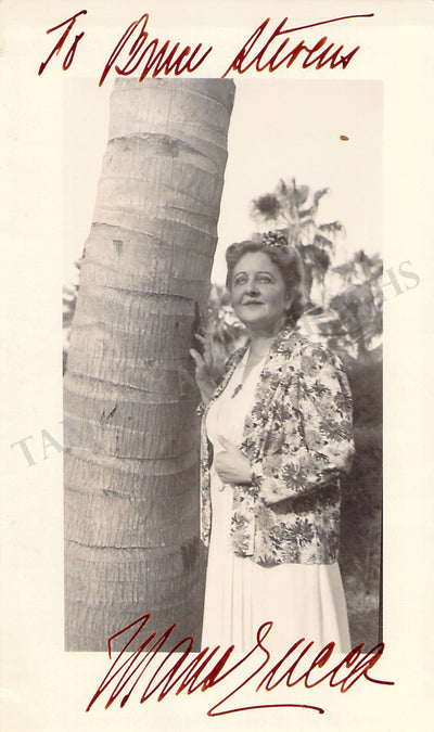 Mana-Zucca - Signed Photograph