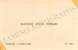 Wolf-Ferrari, Ermanno - Signature Cut