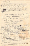 Delannoy, Marcel - Signed Document