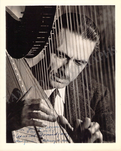 Grandjany, Marcel - Signed Photograph 1950