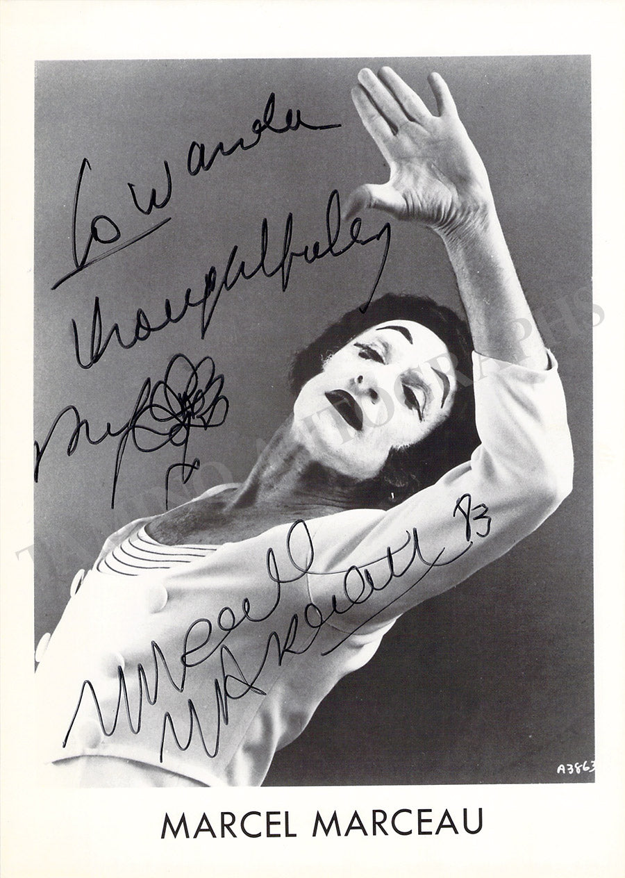 MarcelMarceausignedphotoL2287_