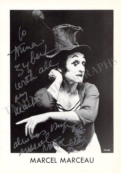 Marceau, Marcel - Signed Photograph