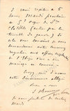 Rousseau, Marcel Samuel - Autograph Letter Signed