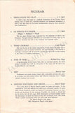 Dupré, Marcel - Signed Program Redlands 1946