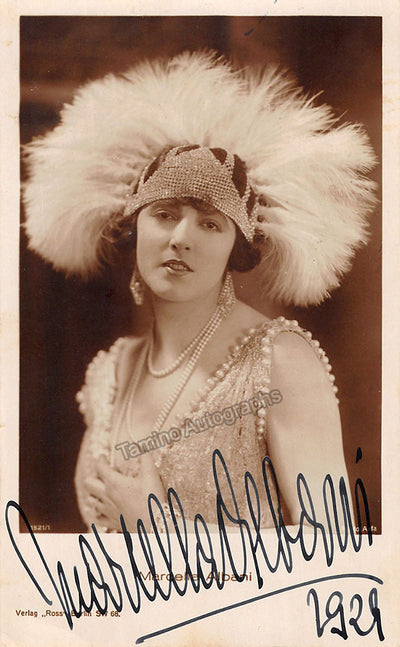 Albani, Marcella - Signed Photograph 1929