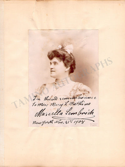 Signed Photograph (1908)