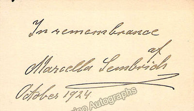 Signed Card (1924)