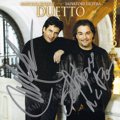 Licitra, Salvatore - Alvarez, Marcelo - Signed CD Album "Duetto"