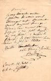Bordogni, Giulio Marco - Autograph Letter Signed