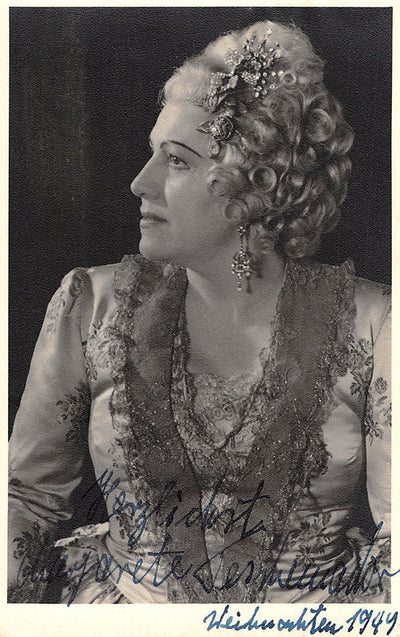 Teschemacher, Margarete - Signed Photograph 1949