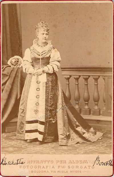 Boschetta-Bonetti, Margherita - Vintage Cabinet Photo