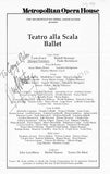 Ballet Dancers Signed Program Pages – Lot of 11 Pages