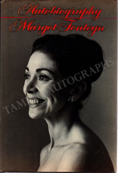 Fonteyn, Margot - Signed Book "Margot Fonteyn Autobiography"