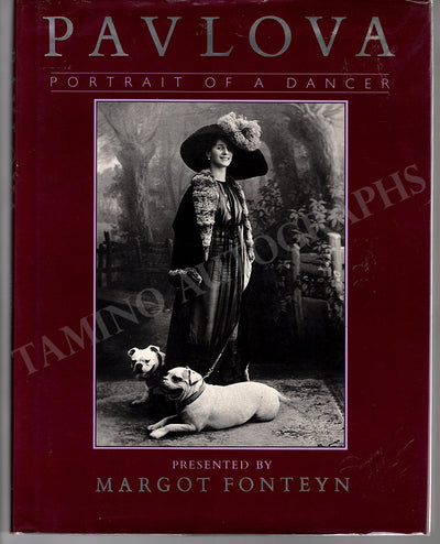 Fonteyn, Margot - Signed Book "Pavlova: Portrait of a Dancer"