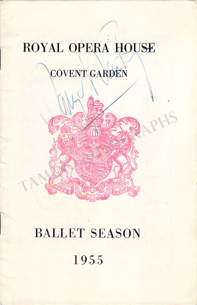 Signed Program London (1955)