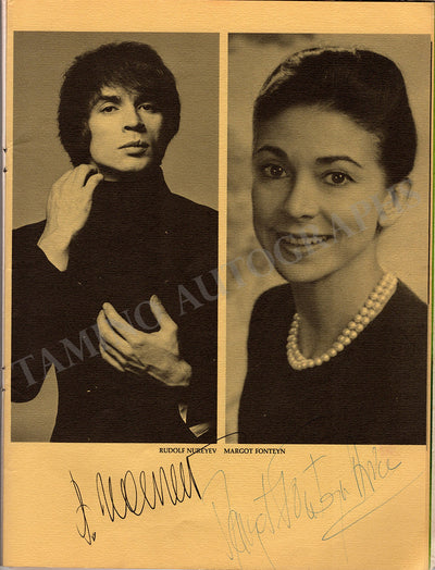 Nureyev, Rudolf - Fonteyn, Margot & Others - Signed Program Royal Ballet 1969